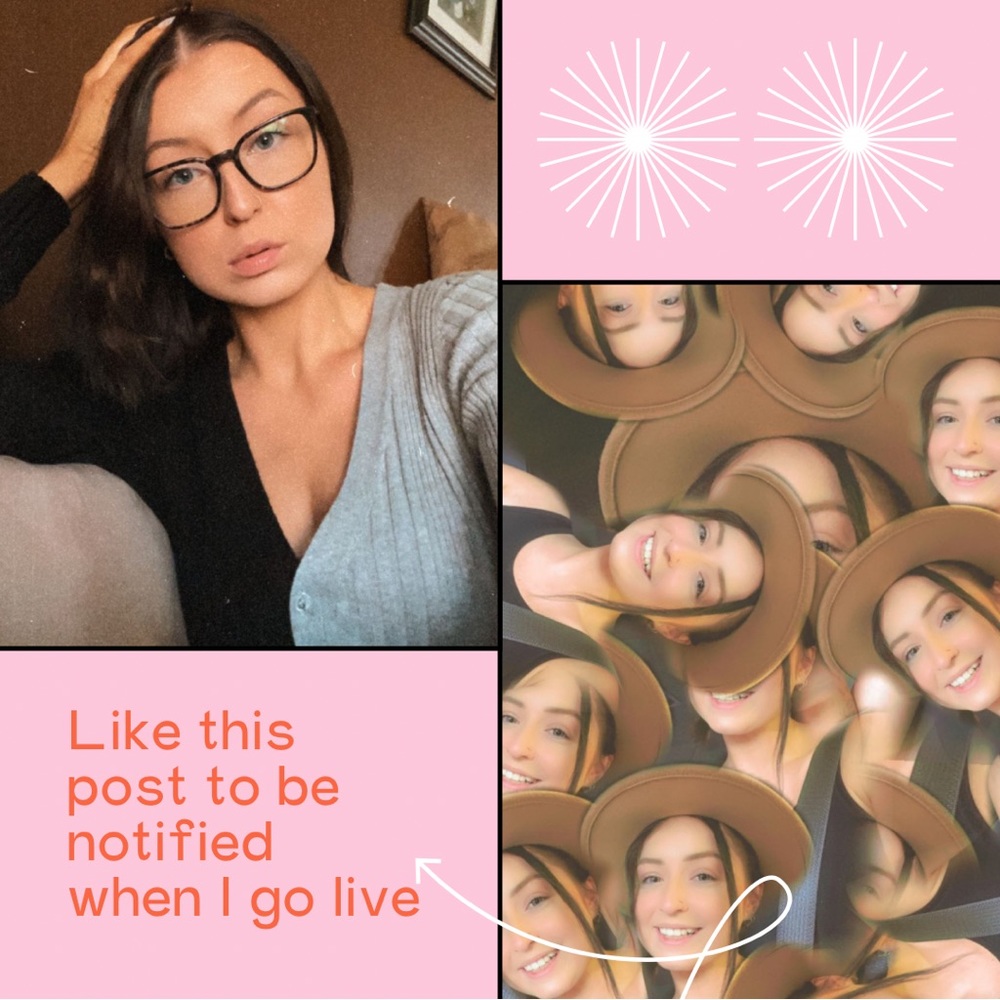 Like this post to be notified when I go live!!!